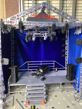 Maqueta de escenario 1:20