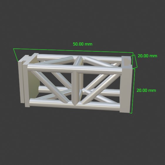 Truss cuadrado 1 m (10 unidades)